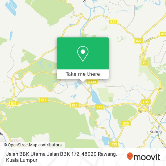 Jalan BBK Utama Jalan BBK 1 / 2, 48020 Rawang map