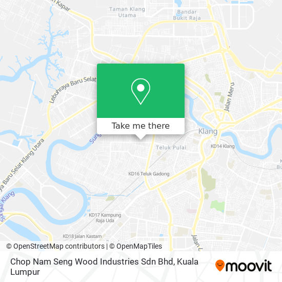 Peta Chop Nam Seng Wood Industries Sdn Bhd