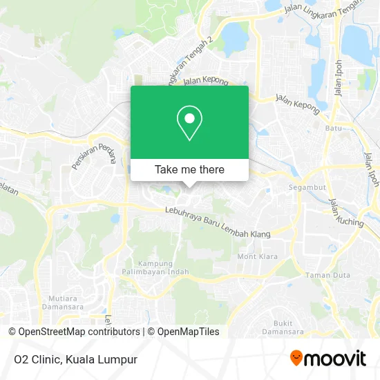 O2 Clinic map
