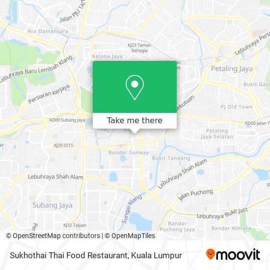 Sukhothai Thai Food Restaurant map