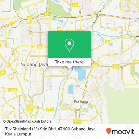 Tuv Rheinland (M) Sdn Bhd, 47600 Subang Jaya map