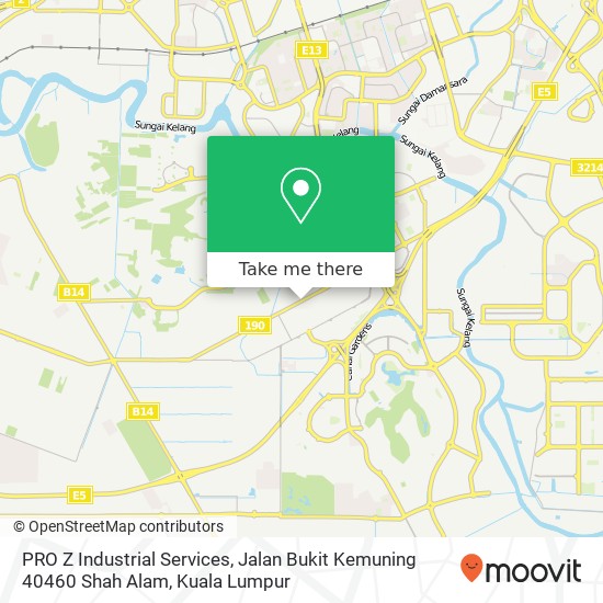 PRO Z Industrial Services, Jalan Bukit Kemuning 40460 Shah Alam map