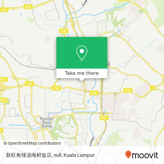 新旺角辣汤海鲜饭店, null map