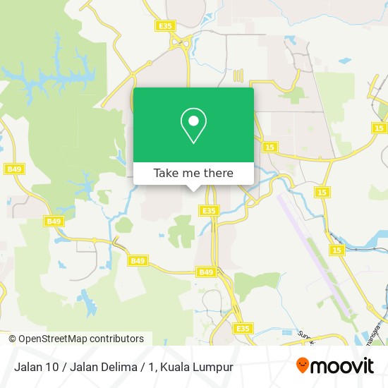 Jalan 10 / Jalan Delima / 1 map