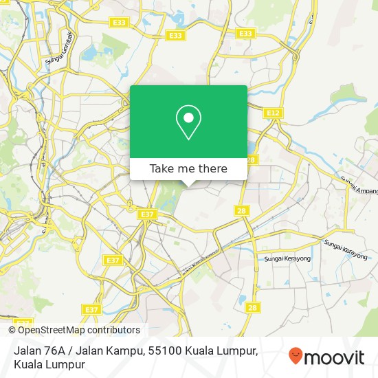 Jalan 76A / Jalan Kampu, 55100 Kuala Lumpur map