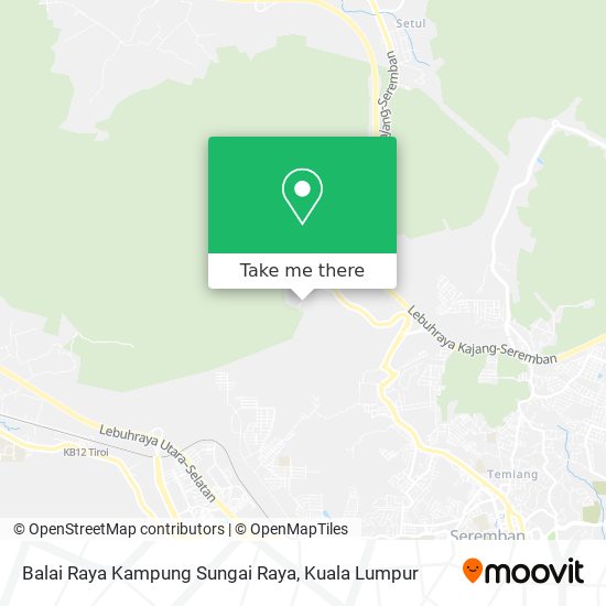 Balai Raya Kampung Sungai Raya map