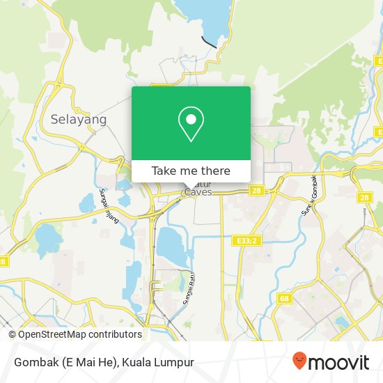 Gombak (E Mai He) map