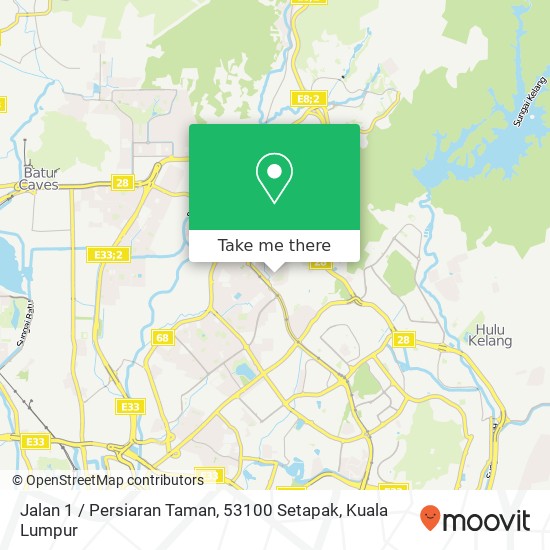 Jalan 1 / Persiaran Taman, 53100 Setapak map