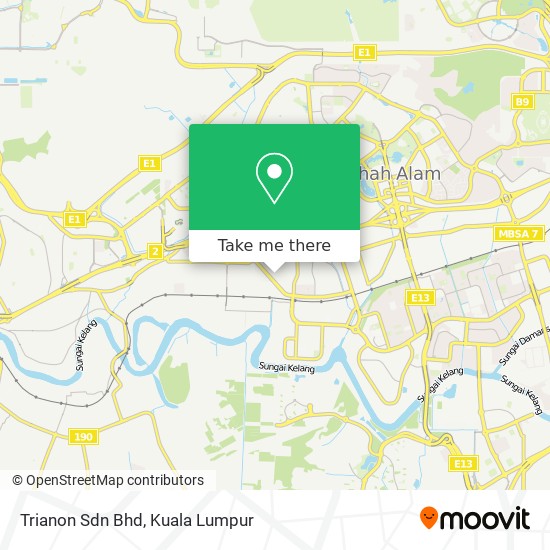 Trianon Sdn Bhd map