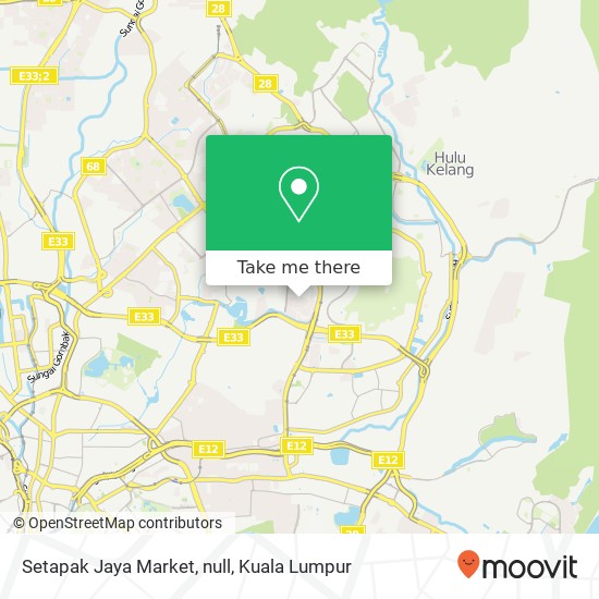 Setapak Jaya Market, null map