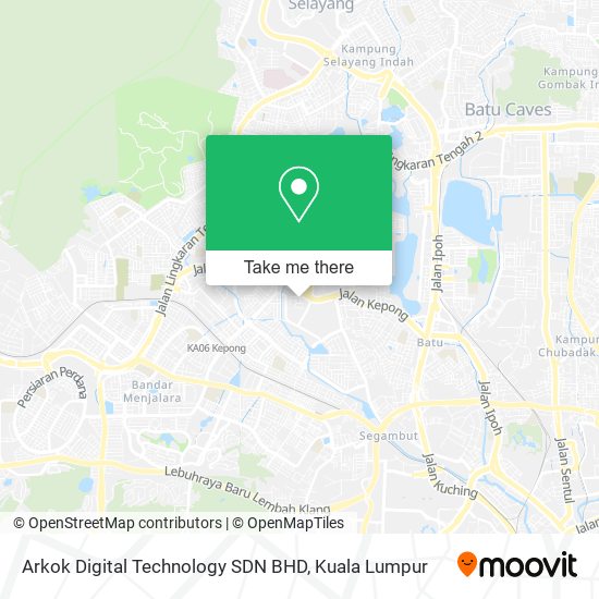 Arkok Digital Technology SDN BHD map