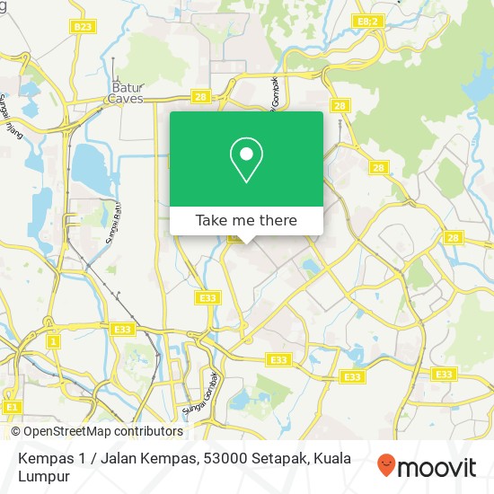 Peta Kempas 1 / Jalan Kempas, 53000 Setapak