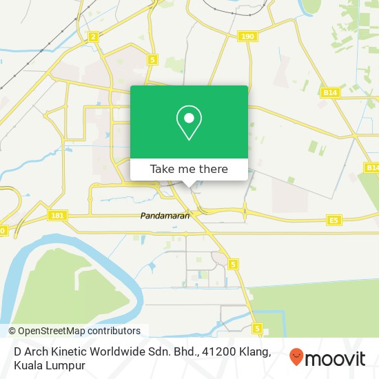 D Arch Kinetic Worldwide Sdn. Bhd., 41200 Klang map