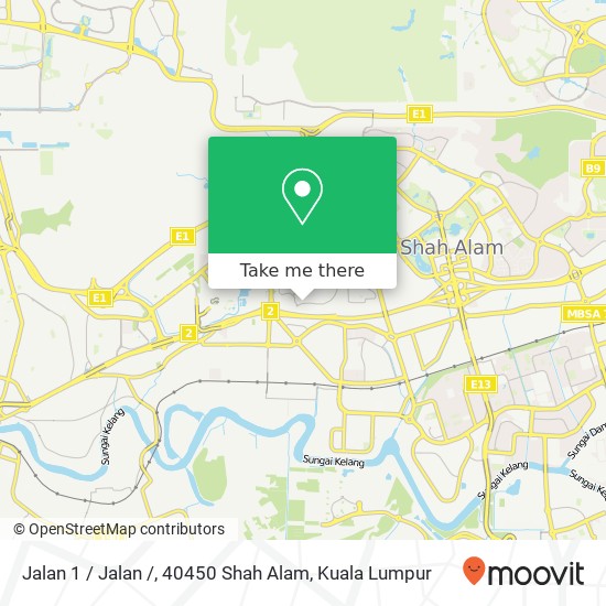 Jalan 1 / Jalan /, 40450 Shah Alam map