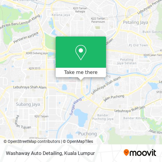 Washaway Auto Detailing map