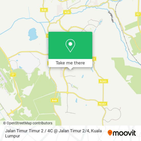 Peta Jalan Timur Timur 2 / 4C @ Jalan Timur 2 / 4