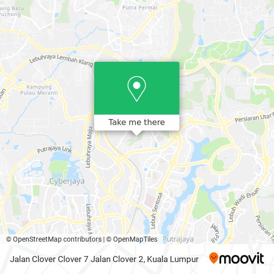 Jalan Clover Clover 7 Jalan Clover 2 map