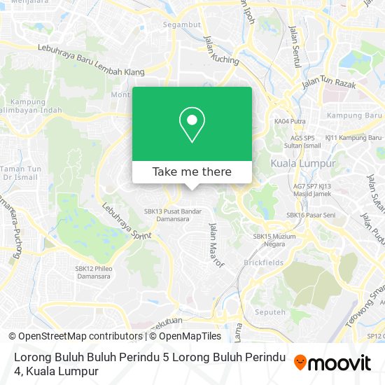 Peta Lorong Buluh Buluh Perindu 5 Lorong Buluh Perindu 4