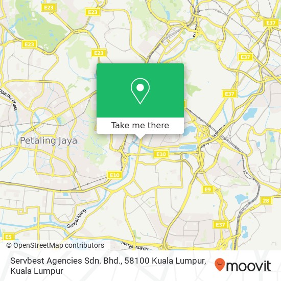 Servbest Agencies Sdn. Bhd., 58100 Kuala Lumpur map