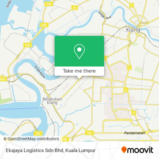 Ekajaya Logistics Sdn Bhd map