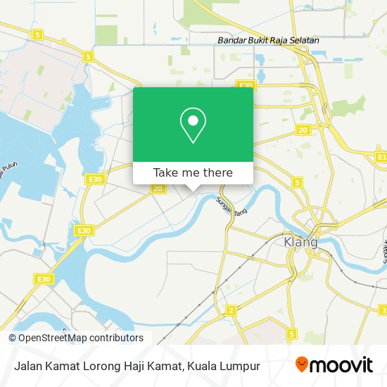 Peta Jalan Kamat Lorong Haji Kamat