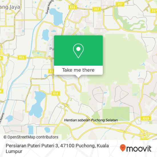 Persiaran Puteri Puteri 3, 47100 Puchong map