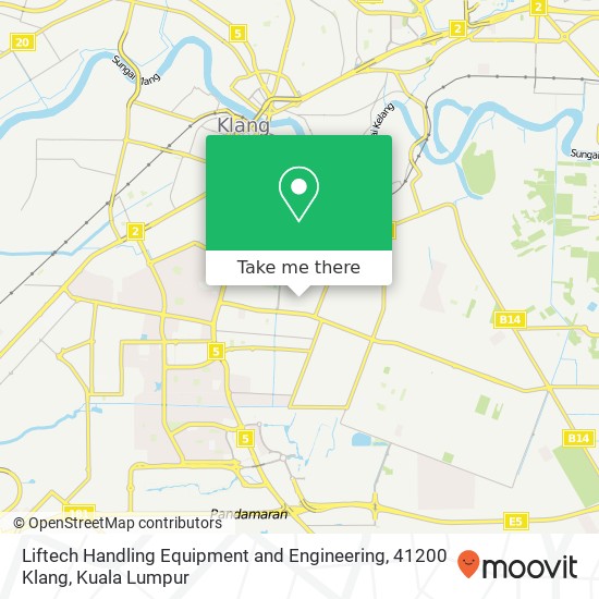 Liftech Handling Equipment and Engineering, 41200 Klang map