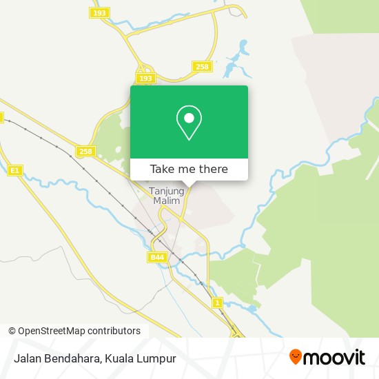 Jalan Bendahara map