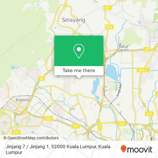 Peta Jinjang 7 / Jinjang 1, 52000 Kuala Lumpur
