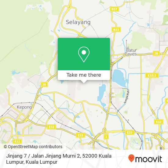 Peta Jinjang 7 / Jalan Jinjang Murni 2, 52000 Kuala Lumpur