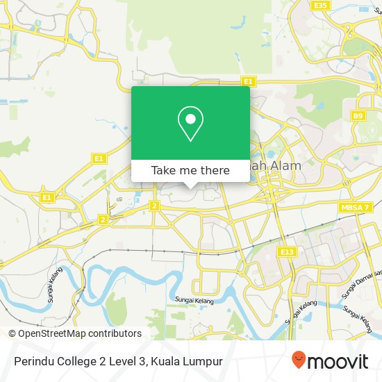 Perindu College 2 Level 3 map