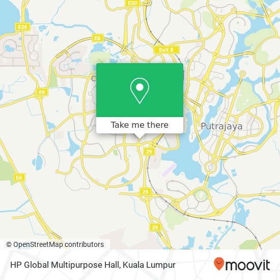 HP Global Multipurpose Hall map