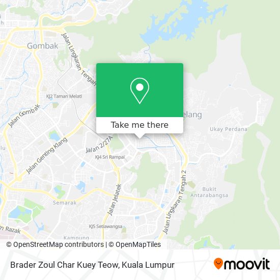 Brader Zoul Char Kuey Teow map