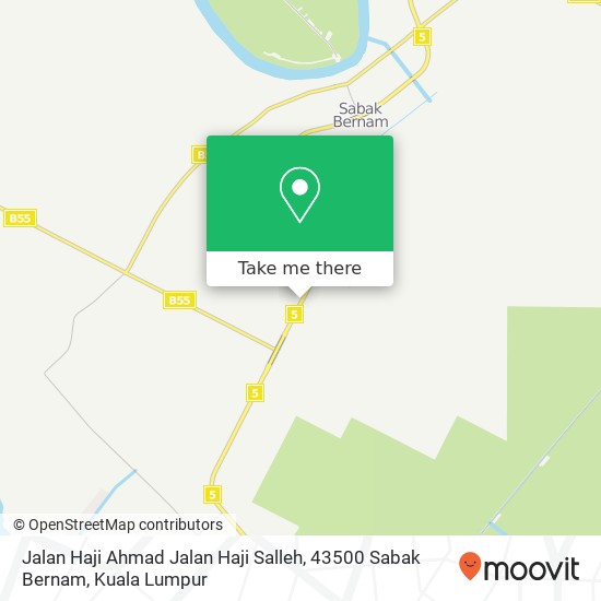 Jalan Haji Ahmad Jalan Haji Salleh, 43500 Sabak Bernam map