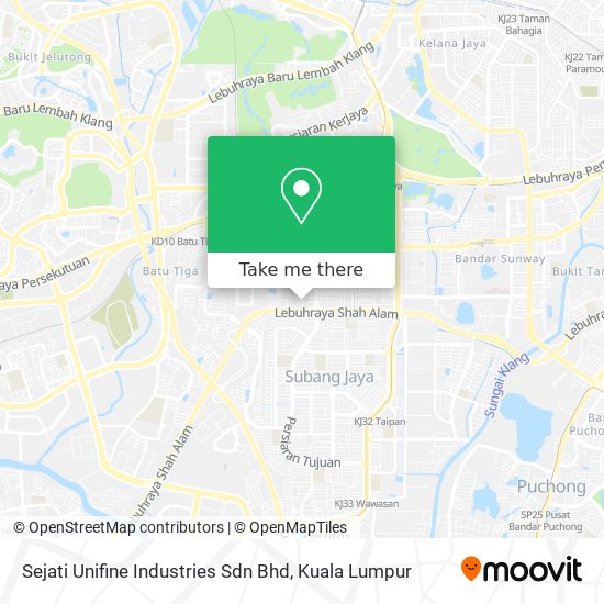 Peta Sejati Unifine Industries Sdn Bhd