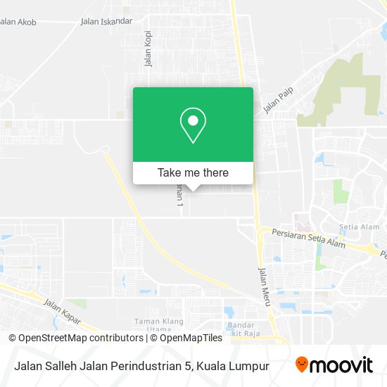 Jalan Salleh Jalan Perindustrian 5, 41050 Kapar map