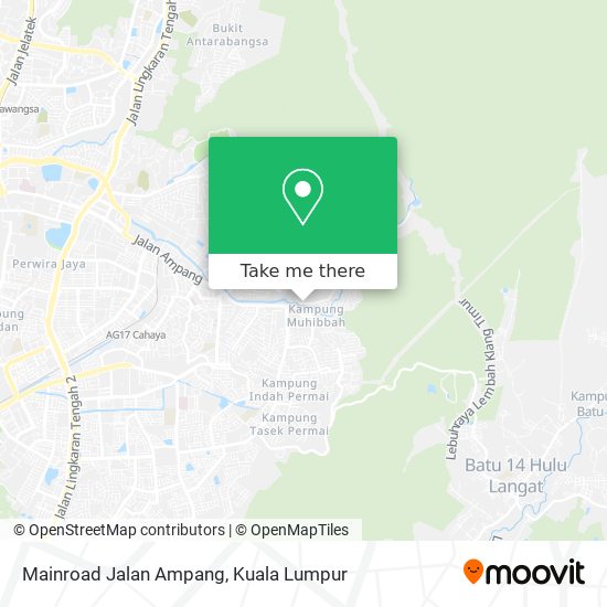 Peta Mainroad Jalan Ampang