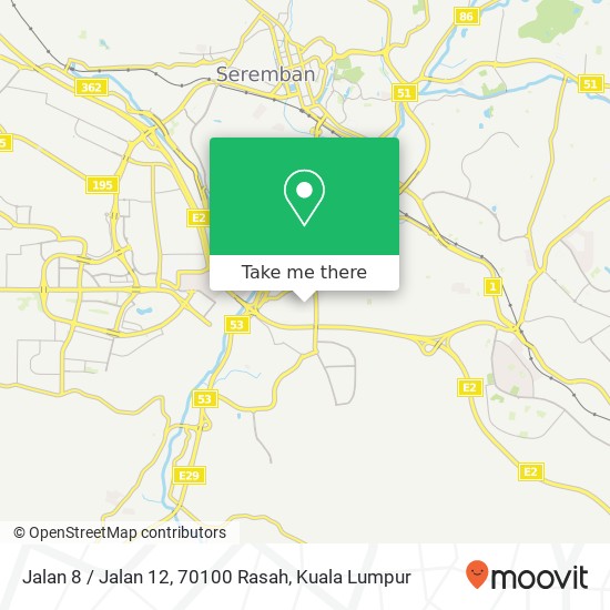 Jalan 8 / Jalan 12, 70100 Rasah map