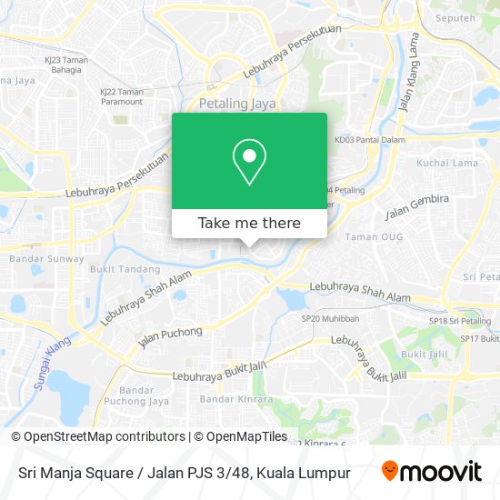 Sri Manja Square / Jalan PJS 3 / 48 map
