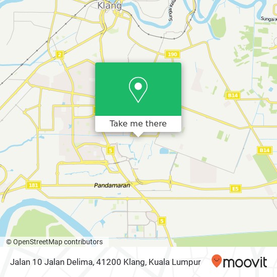 Jalan 10 Jalan Delima, 41200 Klang map