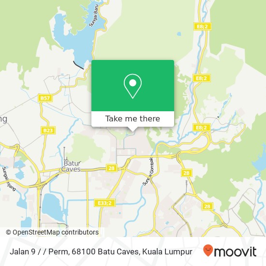 Jalan 9 / / Perm, 68100 Batu Caves map