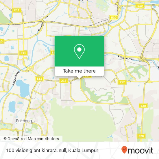 100 vision giant kinrara, null map