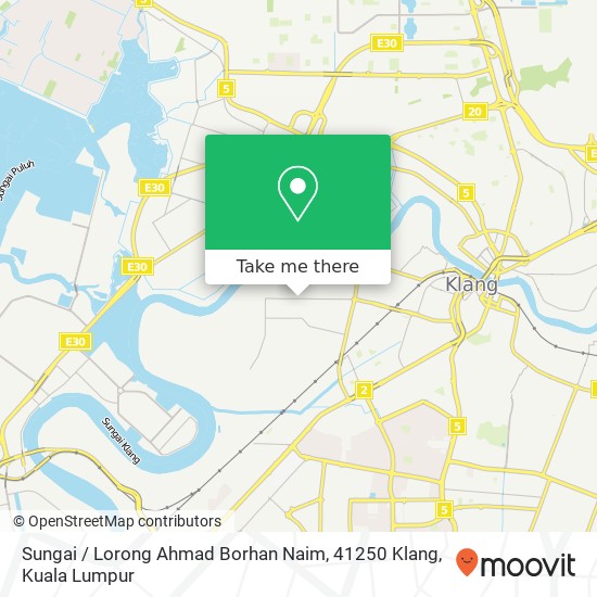Sungai / Lorong Ahmad Borhan Naim, 41250 Klang map
