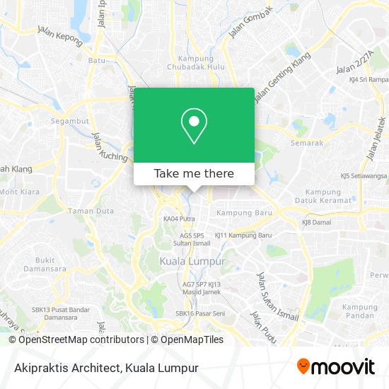 Akipraktis Architect map