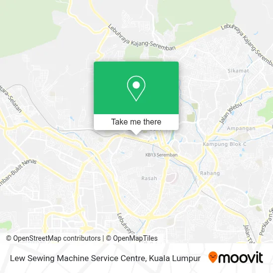 Lew Sewing Machine Service Centre map