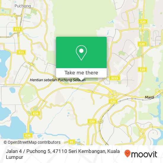 Jalan 4 / Puchong 5, 47110 Seri Kembangan map