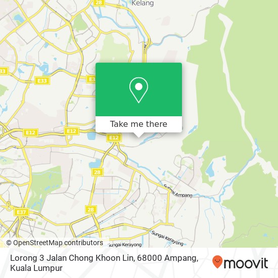 Lorong 3 Jalan Chong Khoon Lin, 68000 Ampang map