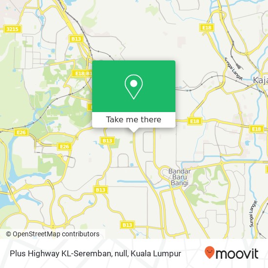 Plus Highway KL-Seremban, null map