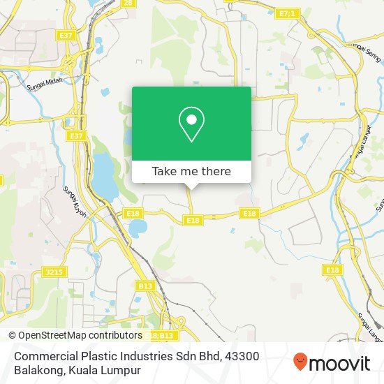 Commercial Plastic Industries Sdn Bhd, 43300 Balakong map