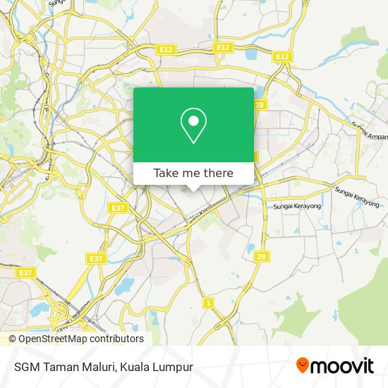 SGM Taman Maluri map